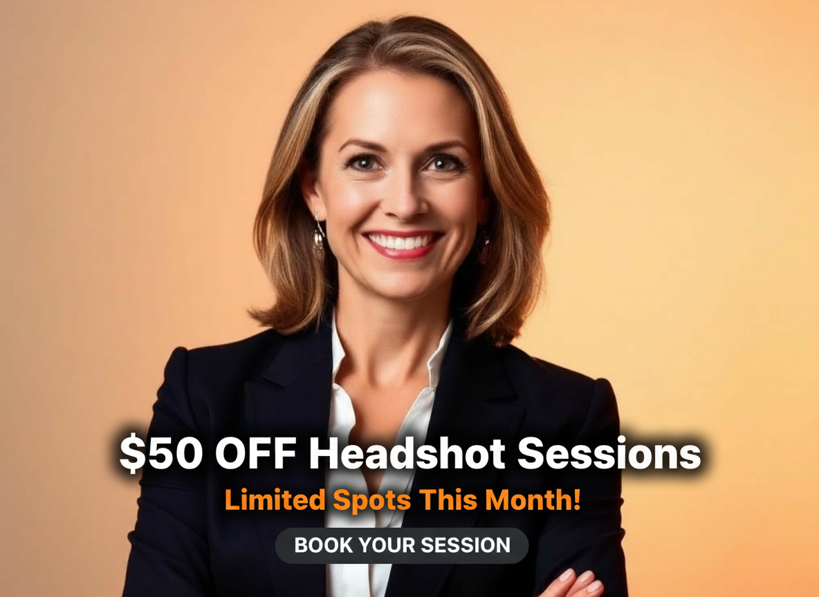 Headshots & Branding ad creative example