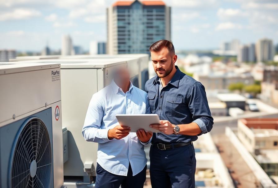 Commercial HVAC ad creative example