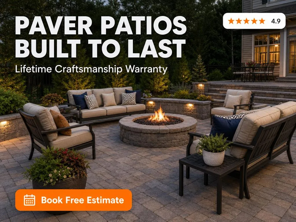 Paver Patio & Hardscape ad creative example