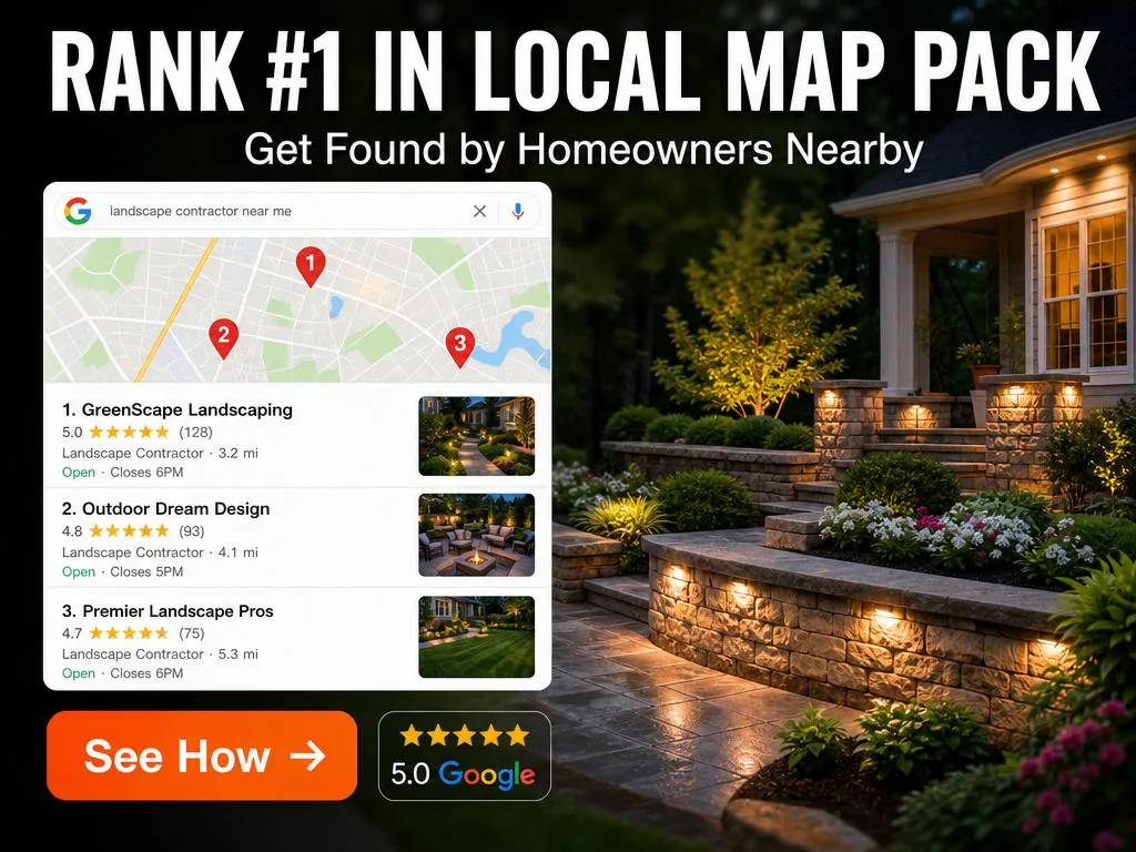 Local Map Pack ad creative example