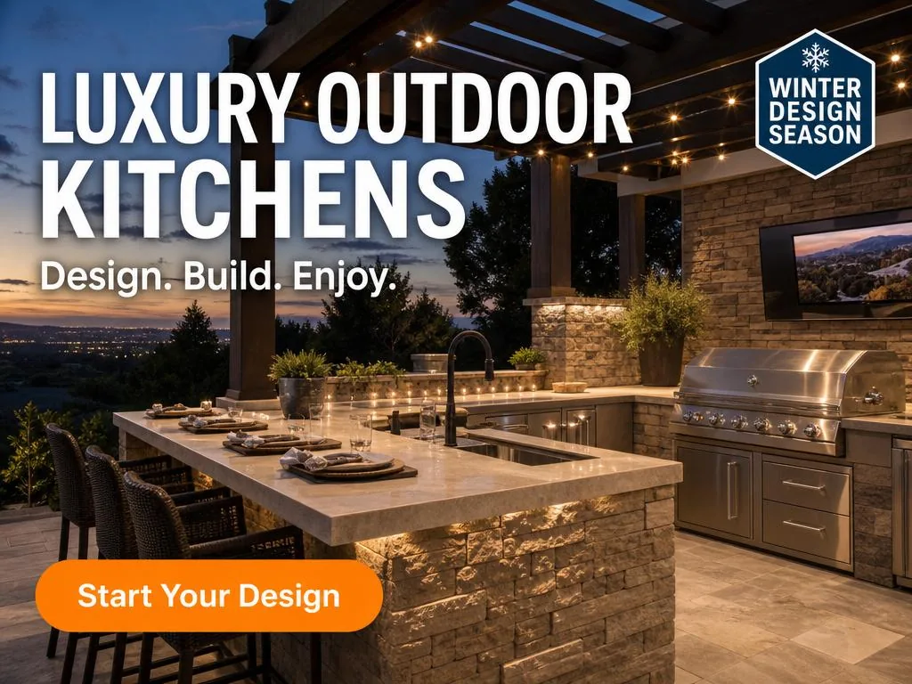 Outdoor Kitchen & Living ad creative example