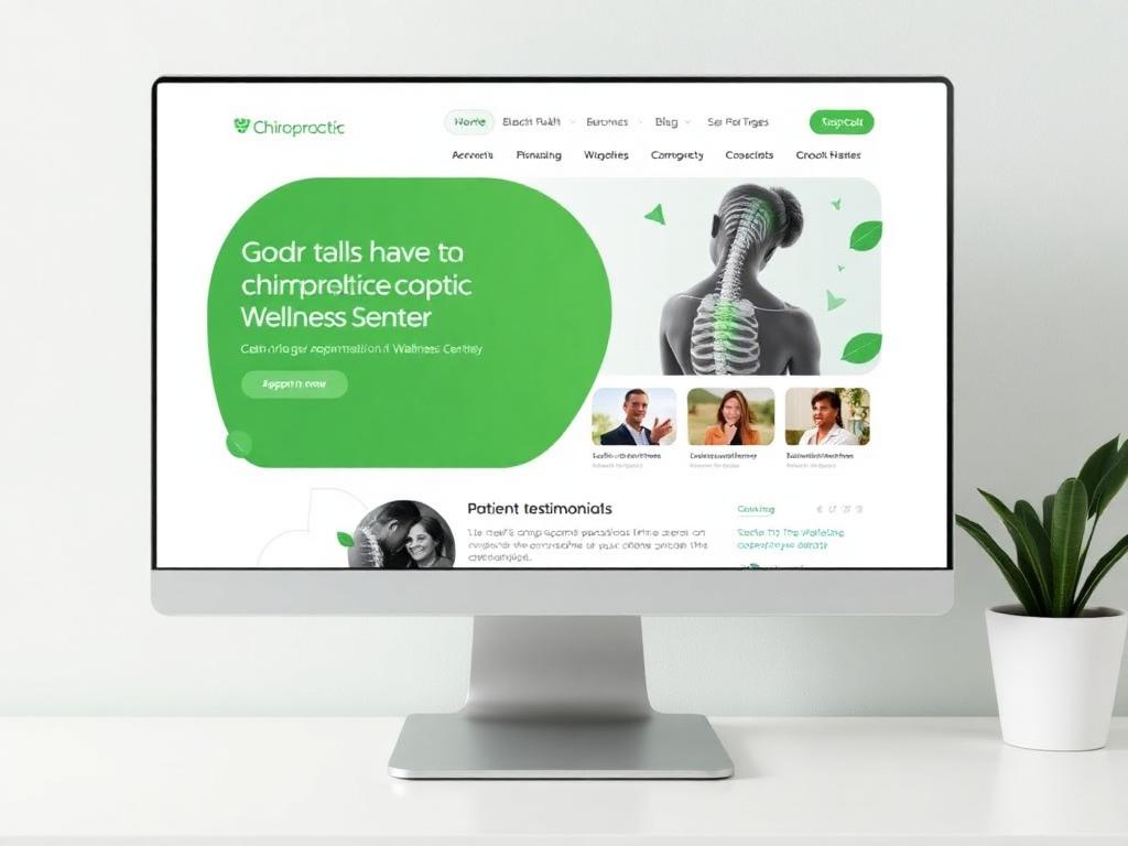 Chiropractic Practice Websites example